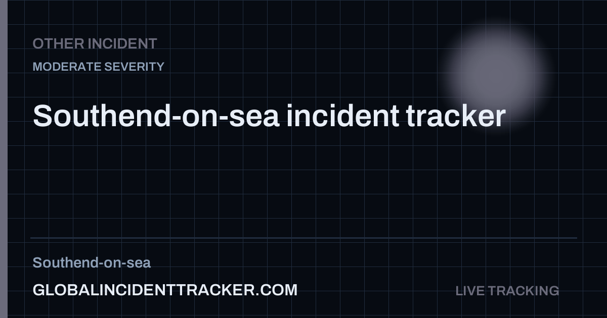 Incidents in Southend-on-sea Today — Live Accident, Fire & Disaster Tracker