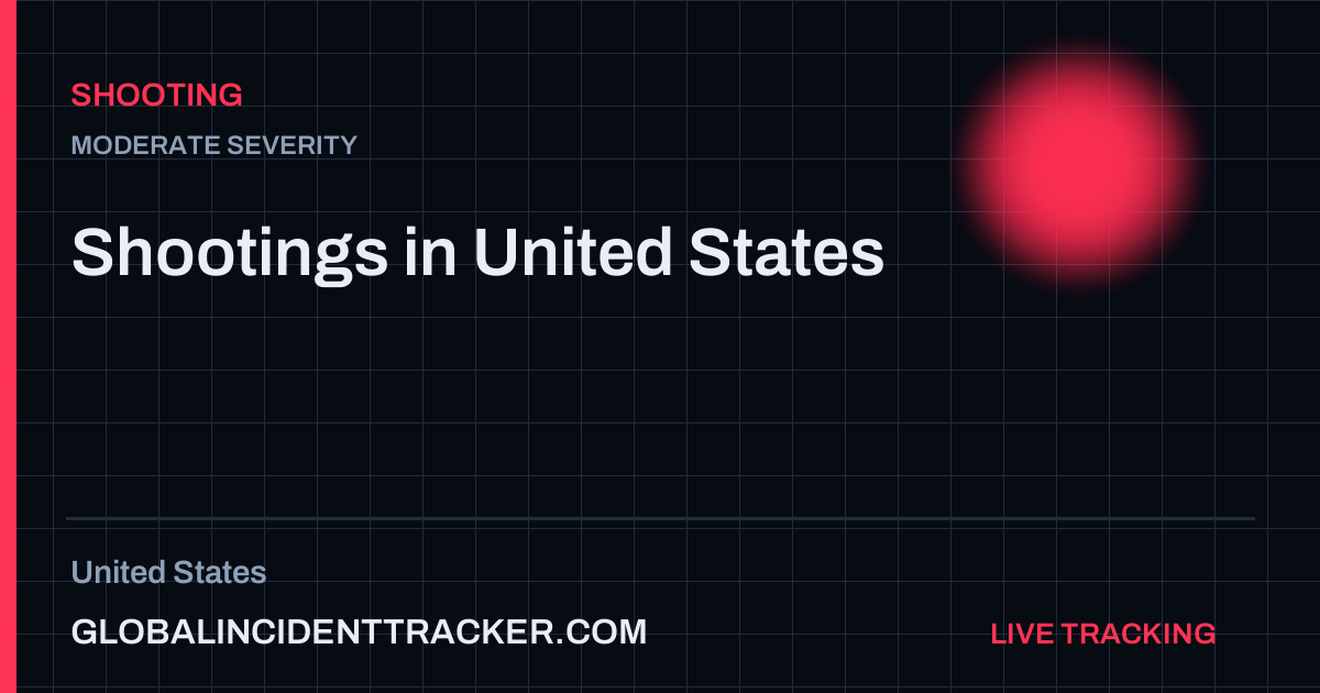 Shootings in United States — Live Tracker, Count & Full Record