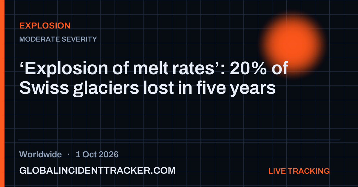 Explosion incident in worldwide on 1 October 2026 — Global Incident Tracker report card
