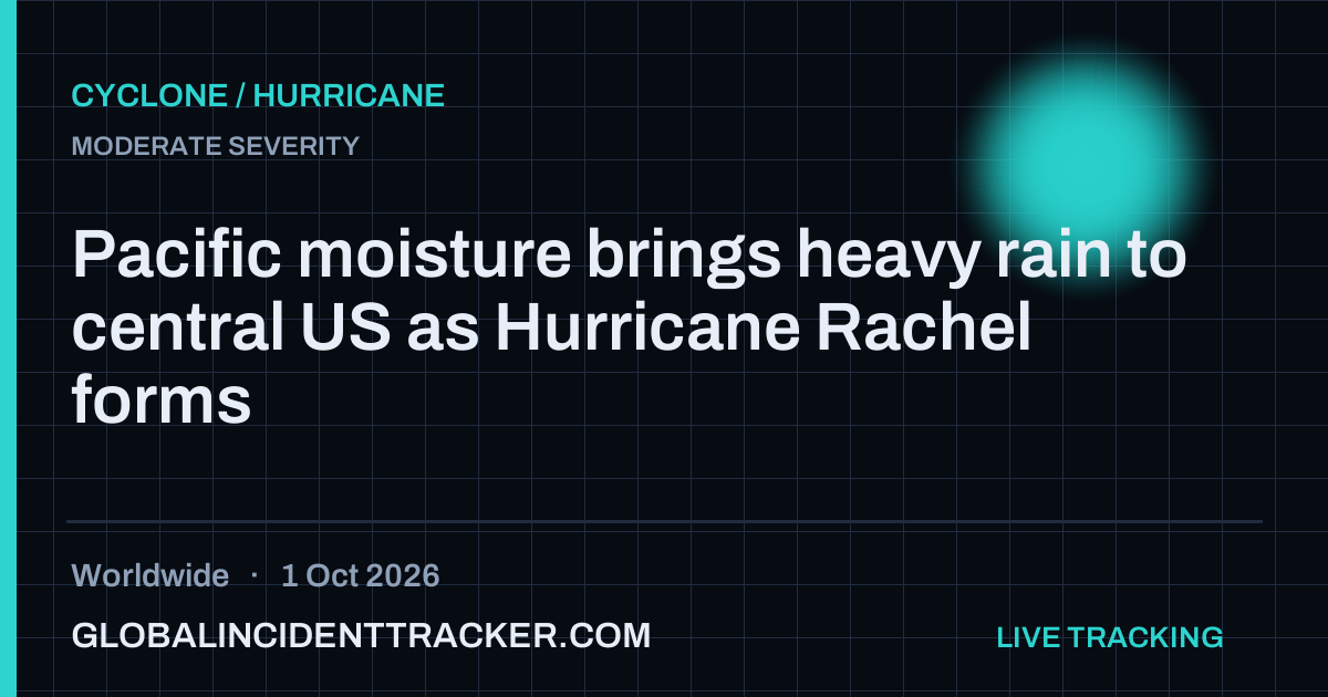 Cyclone / Hurricane incident in worldwide on 1 October 2026 — Global Incident Tracker report card
