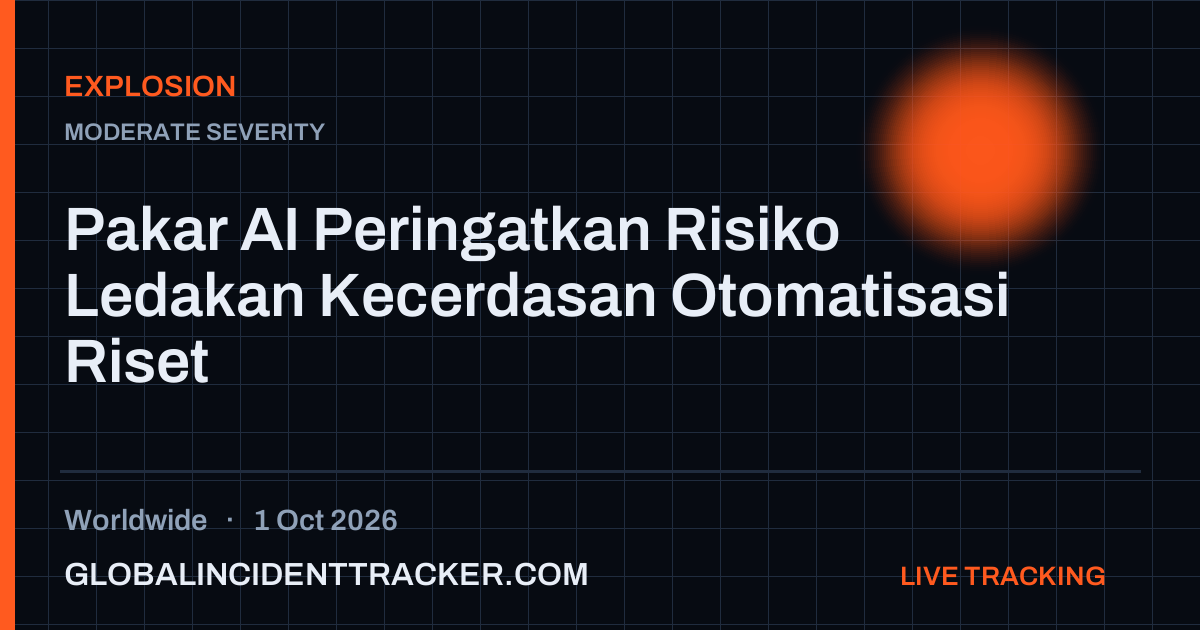 Explosion incident in worldwide on 1 October 2026 — Global Incident Tracker report card