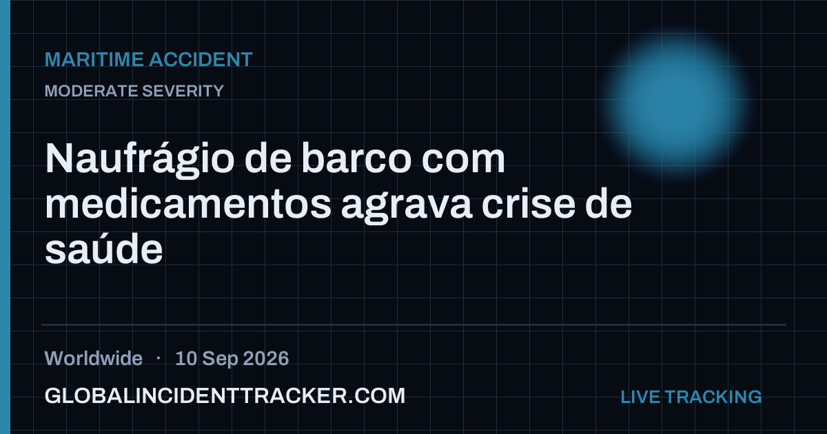 Maritime Accident incident in worldwide on 10 September 2026 — Global Incident Tracker report card