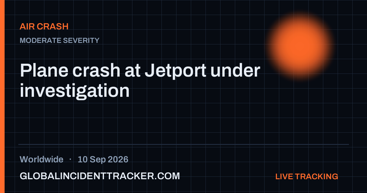 Air Crash incident in worldwide on 10 September 2026 — Global Incident Tracker report card