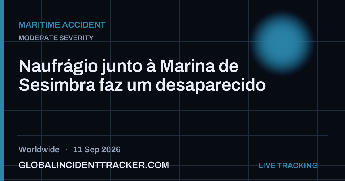 Maritime Accident incident in worldwide on 11 September 2026 — Global Incident Tracker report card