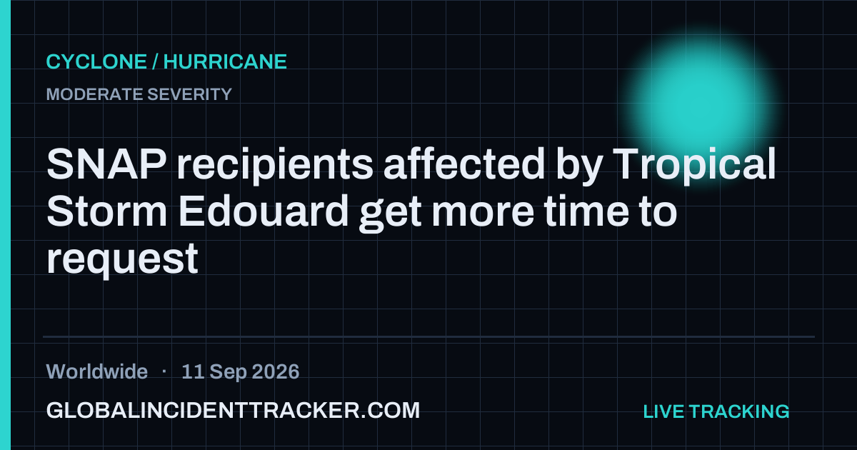 Cyclone / Hurricane incident in worldwide on 11 September 2026 — Global Incident Tracker report card