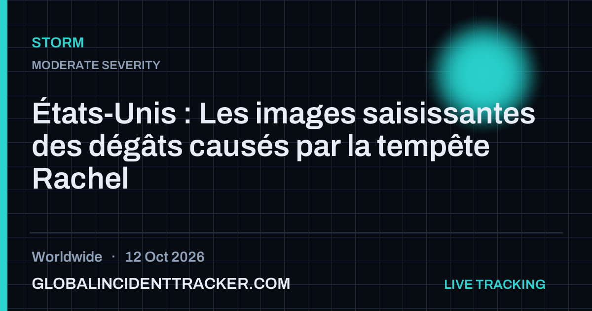 Storm incident in worldwide on 12 October 2026 — Global Incident Tracker report card