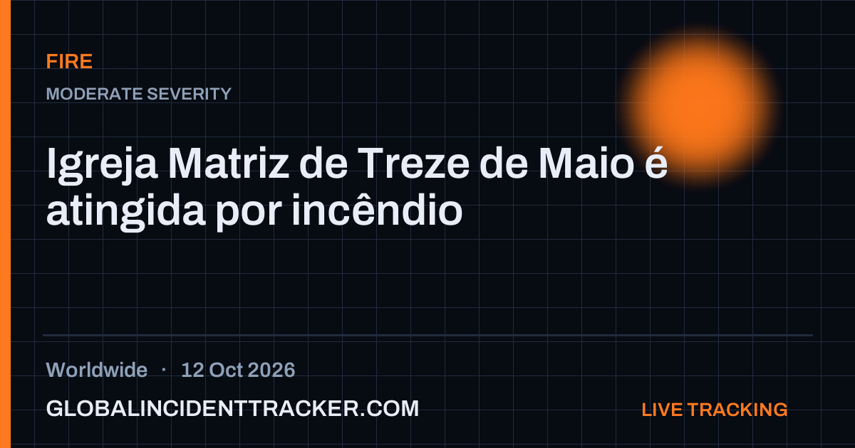 Fire incident in worldwide on 12 October 2026 — Global Incident Tracker report card