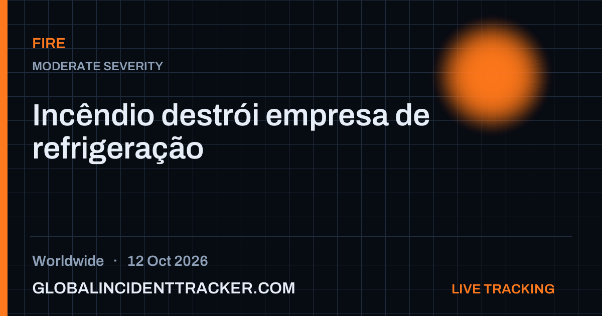 Fire incident in worldwide on 12 October 2026 — Global Incident Tracker report card