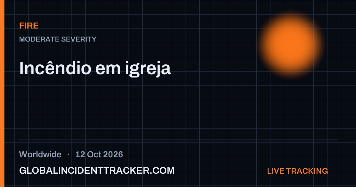 Fire incident in worldwide on 12 October 2026 — Global Incident Tracker report card