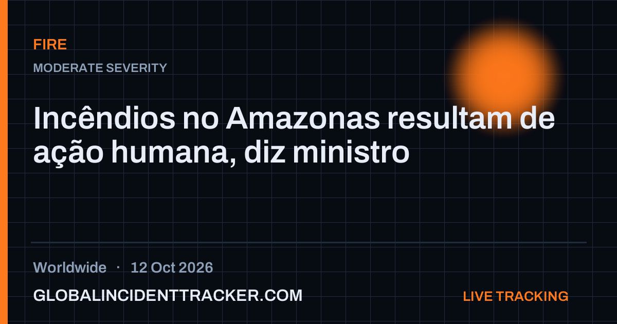 Fire incident in worldwide on 12 October 2026 — Global Incident Tracker report card