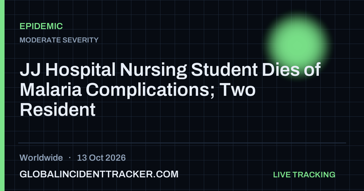 Epidemic incident in worldwide on 13 October 2026 — Global Incident Tracker report card