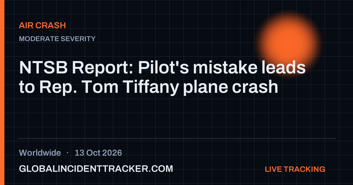 Air Crash incident in worldwide on 13 October 2026 — Global Incident Tracker report card
