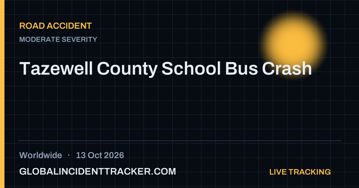Road Accident incident in worldwide on 13 October 2026 — Global Incident Tracker report card
