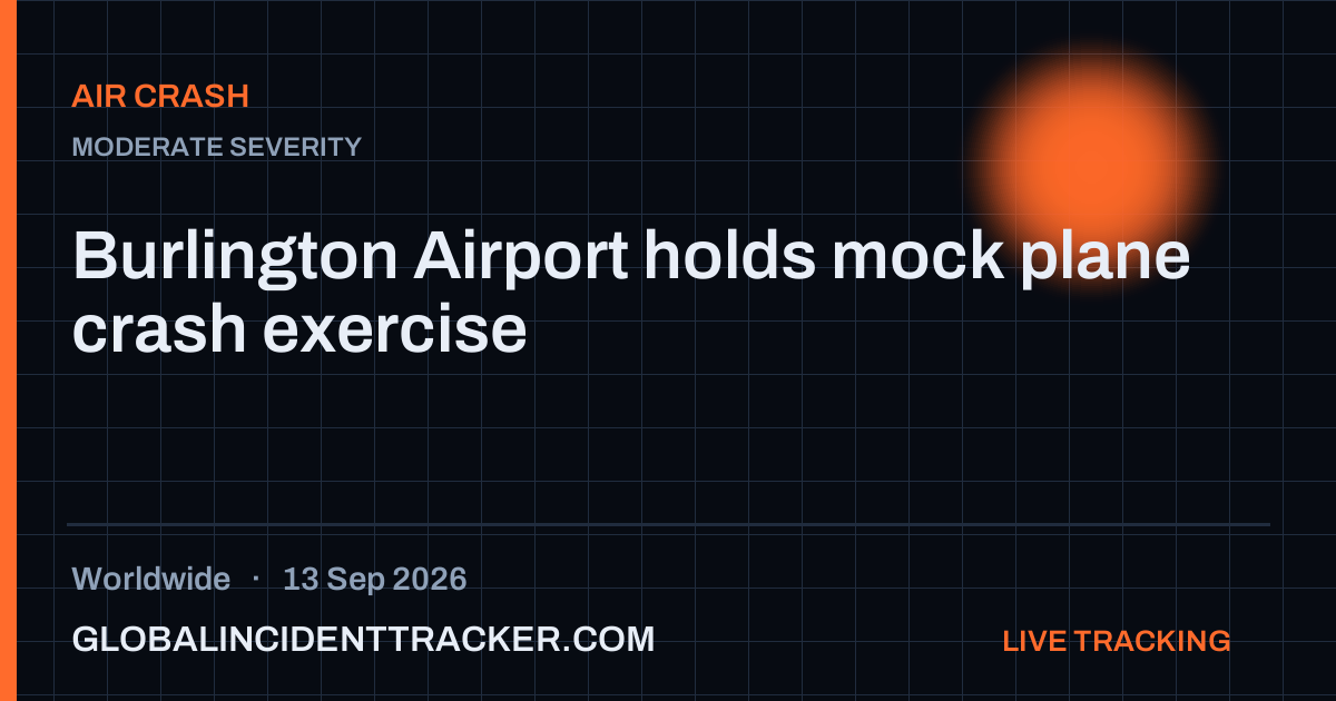 Air Crash incident in worldwide on 13 September 2026 — Global Incident Tracker report card