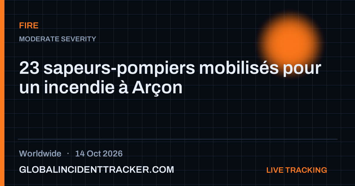 Fire incident in worldwide on 14 October 2026 — Global Incident Tracker report card