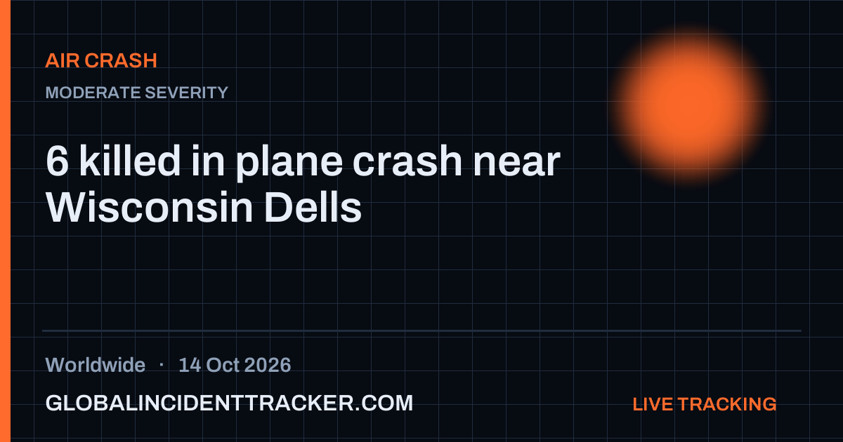 Air Crash incident in worldwide on 14 October 2026 — Global Incident Tracker report card