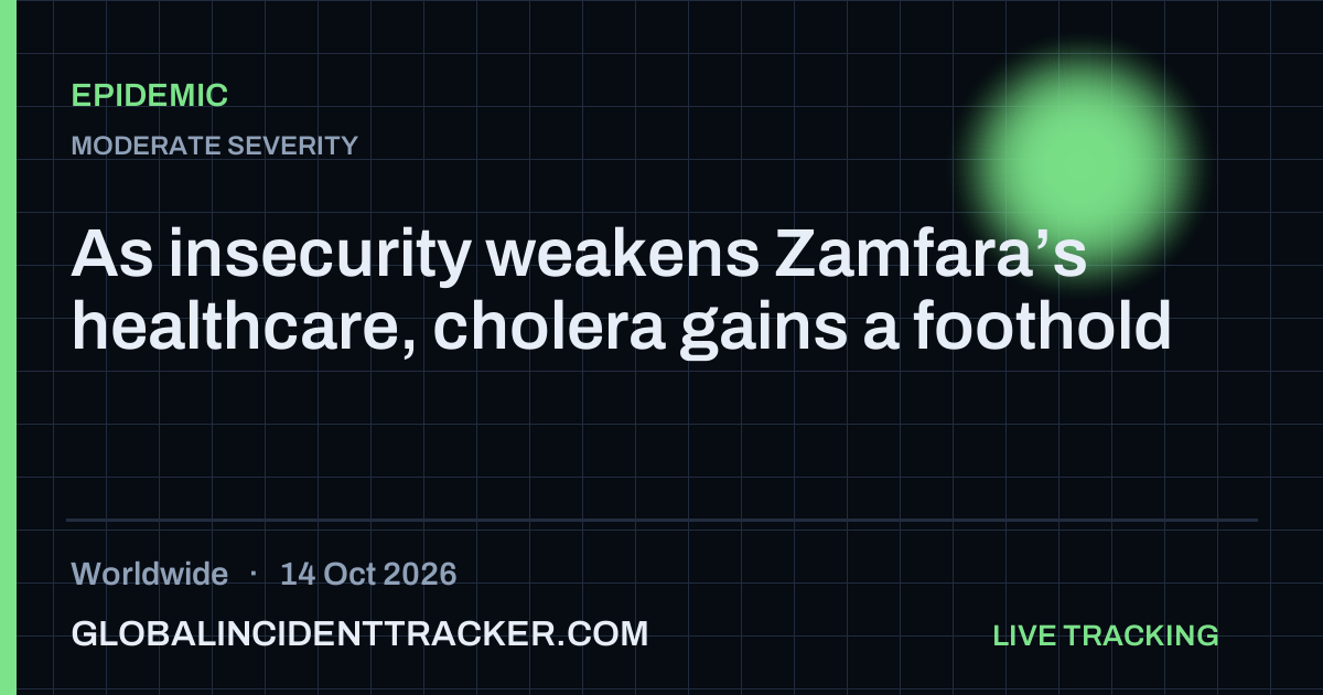 Epidemic incident in worldwide on 14 October 2026 — Global Incident Tracker report card