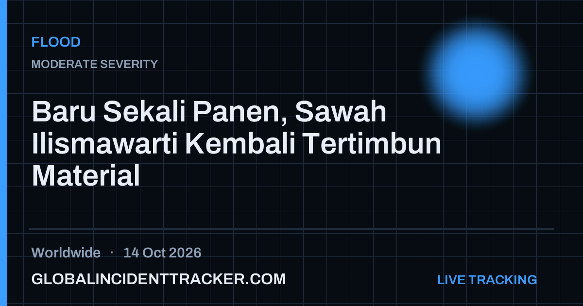 Flood incident in worldwide on 14 October 2026 — Global Incident Tracker report card