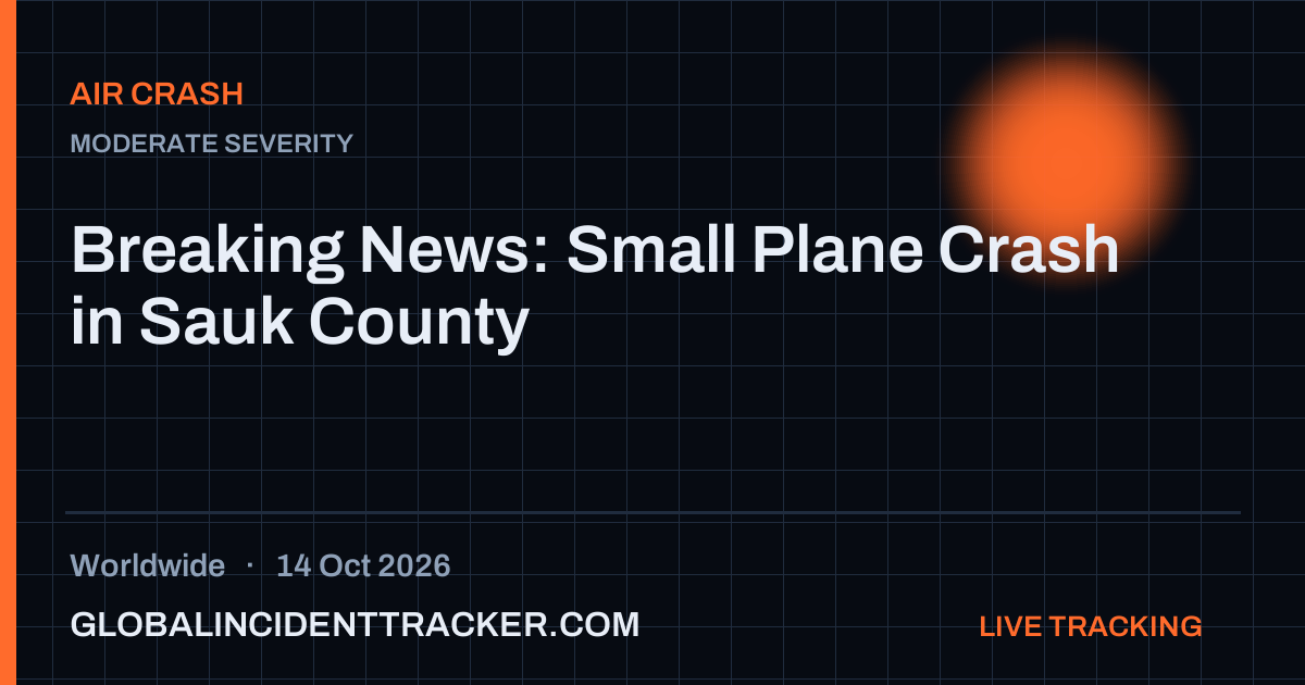 Air Crash incident in worldwide on 14 October 2026 — Global Incident Tracker report card
