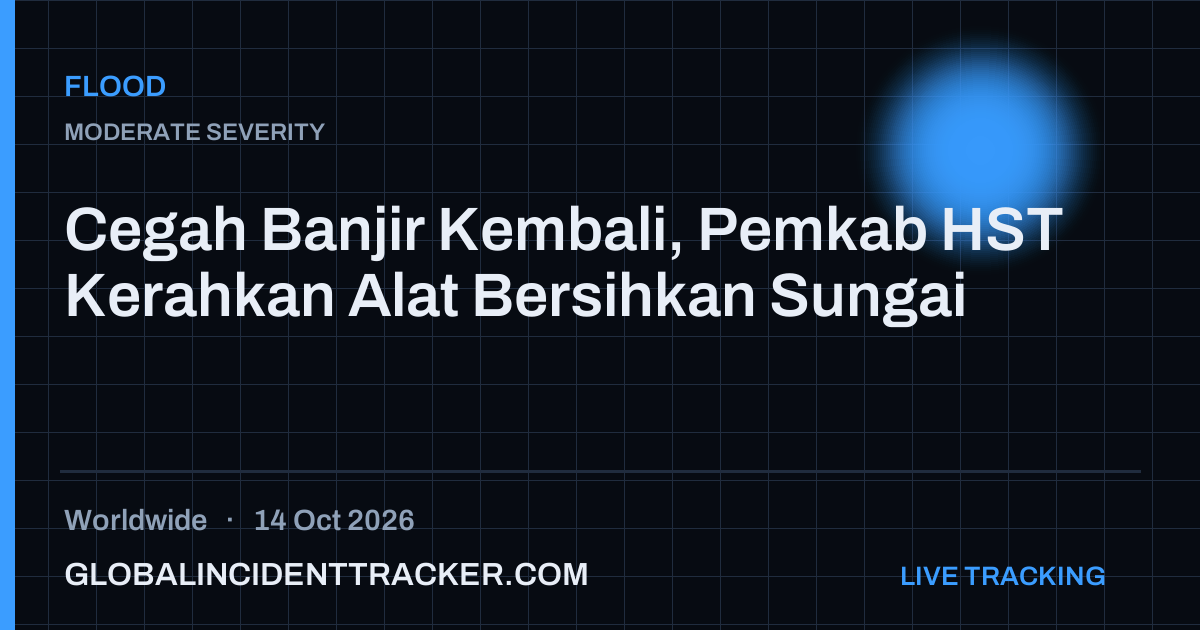 Flood incident in worldwide on 14 October 2026 — Global Incident Tracker report card