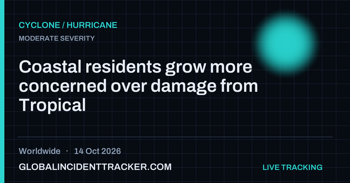 Cyclone / Hurricane incident in worldwide on 14 October 2026 — Global Incident Tracker report card