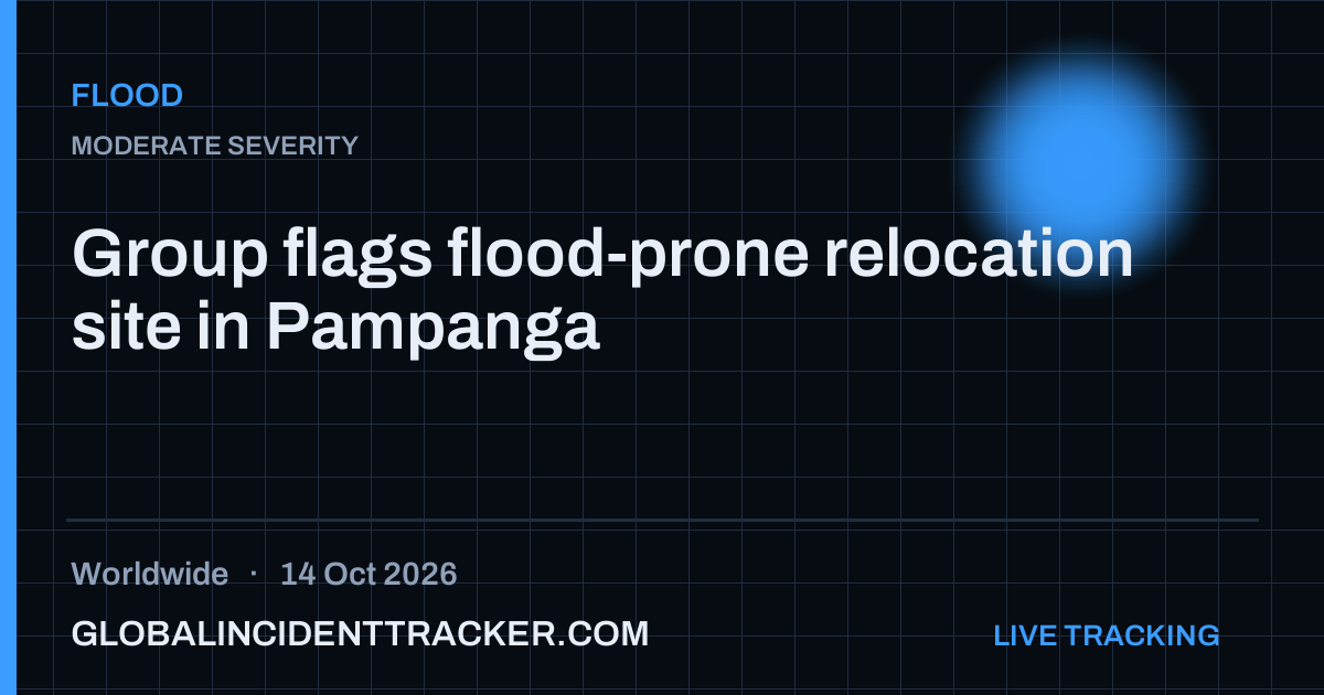Flood incident in worldwide on 14 October 2026 — Global Incident Tracker report card