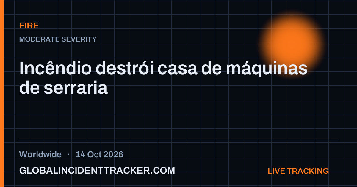 Fire incident in worldwide on 14 October 2026 — Global Incident Tracker report card