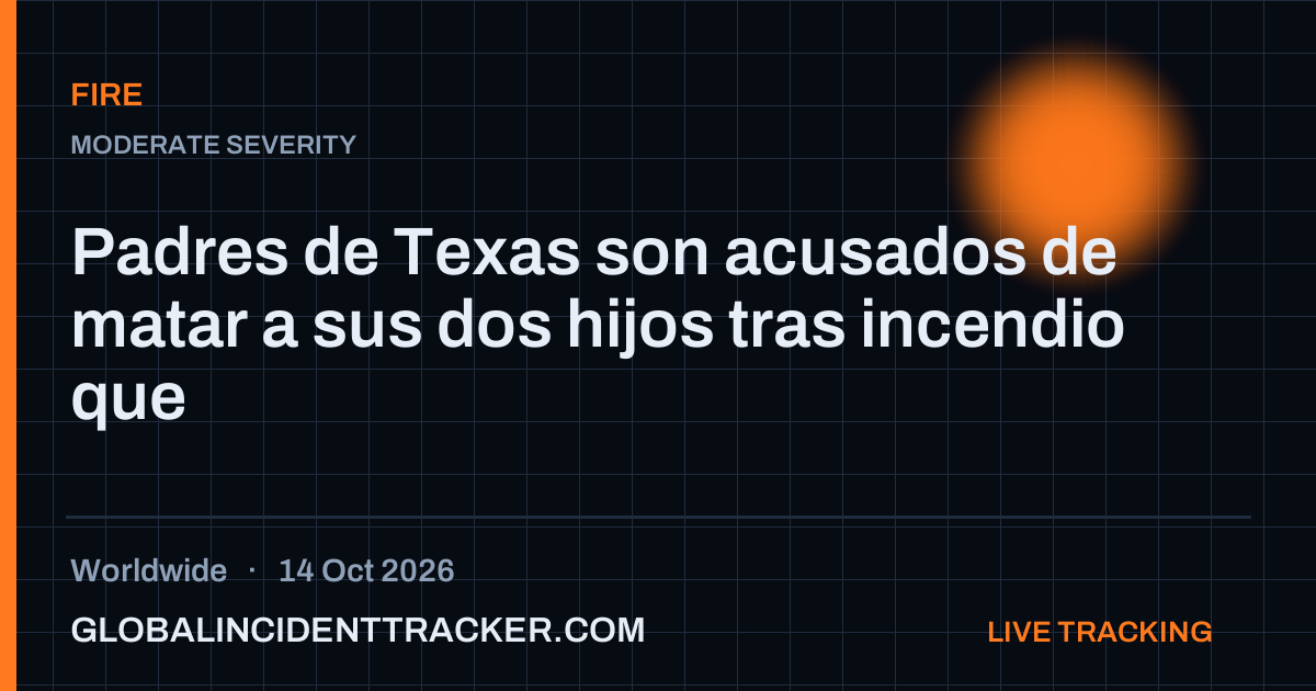 Fire incident in worldwide on 14 October 2026 — Global Incident Tracker report card