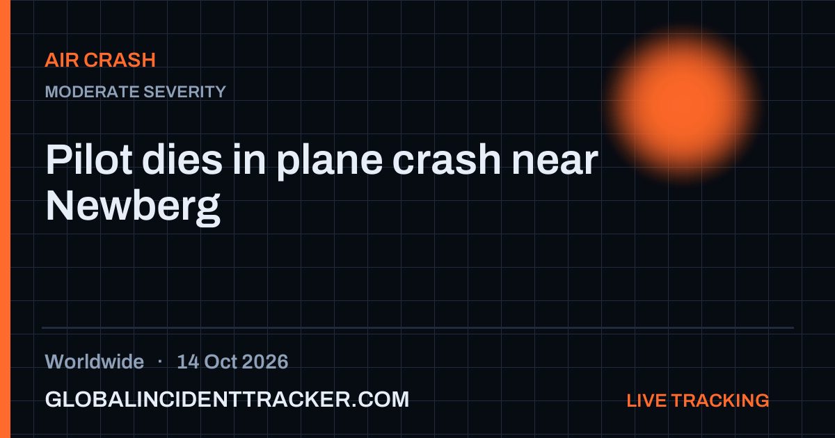 Air Crash incident in worldwide on 14 October 2026 — Global Incident Tracker report card