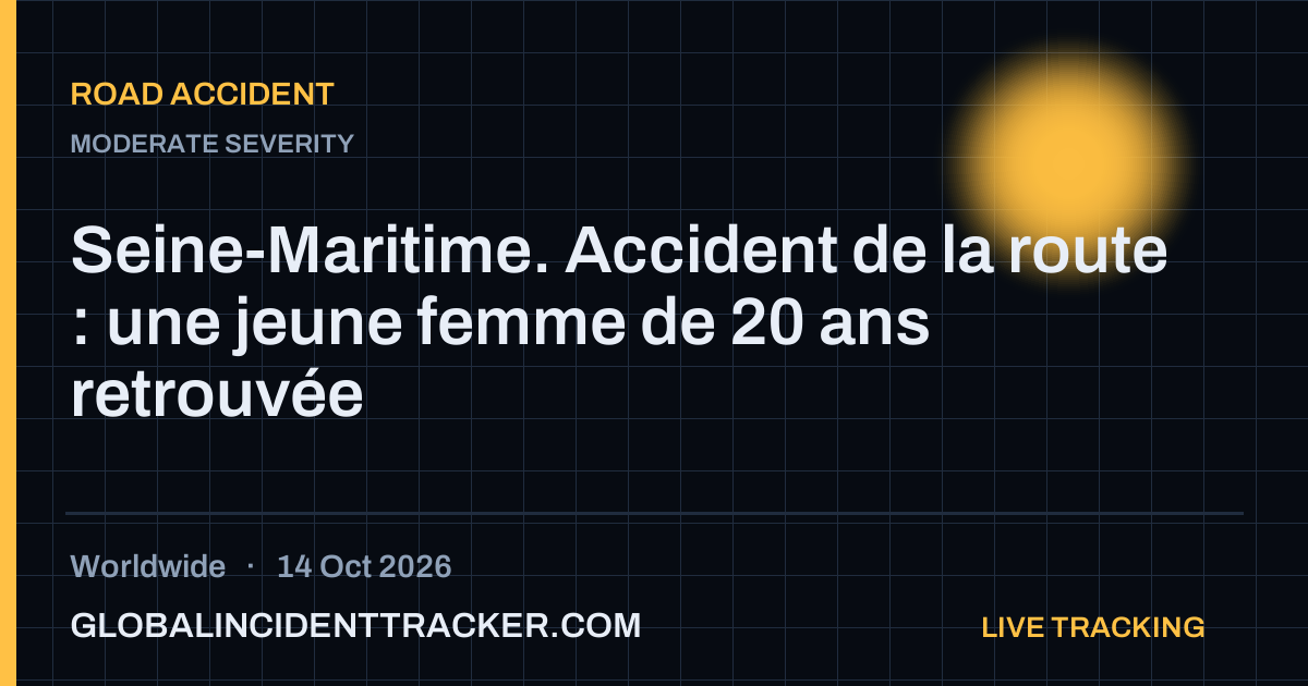 Road Accident incident in worldwide on 14 October 2026 — Global Incident Tracker report card