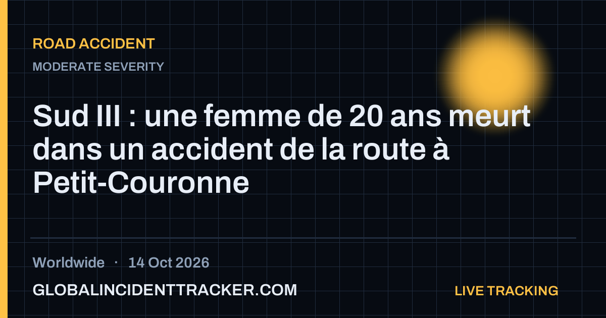 Road Accident incident in worldwide on 14 October 2026 — Global Incident Tracker report card
