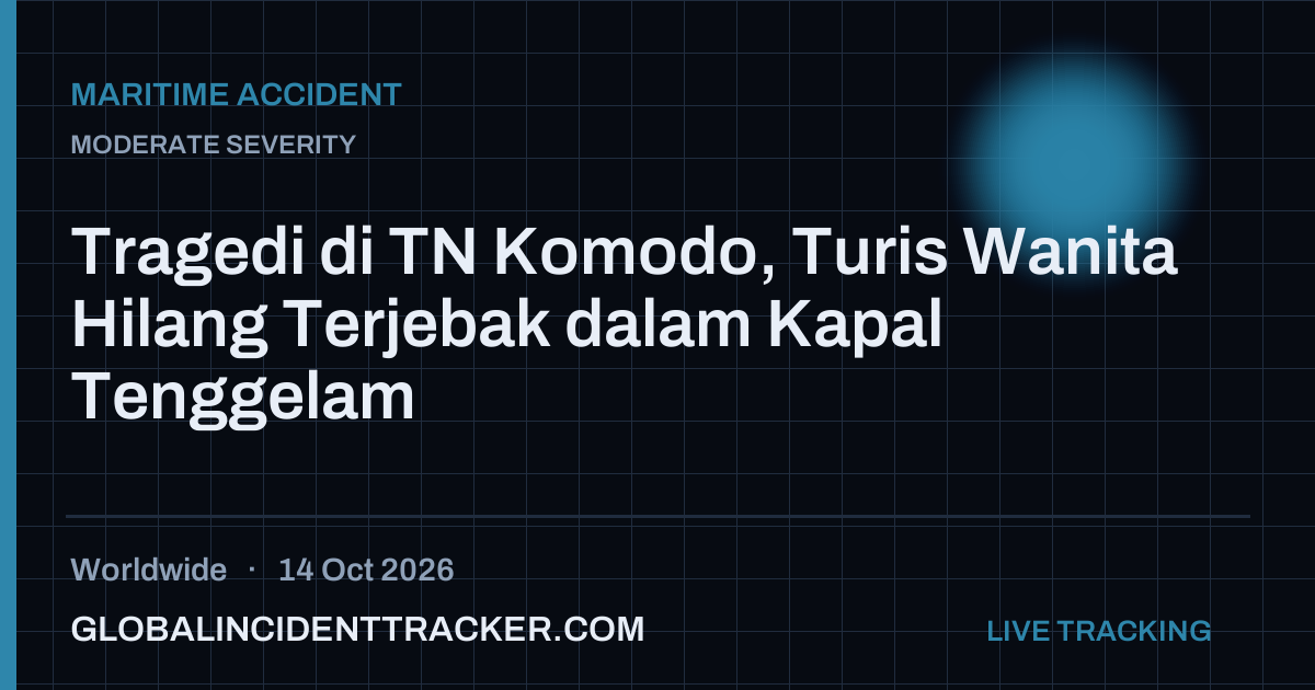 Maritime Accident incident in worldwide on 14 October 2026 — Global Incident Tracker report card