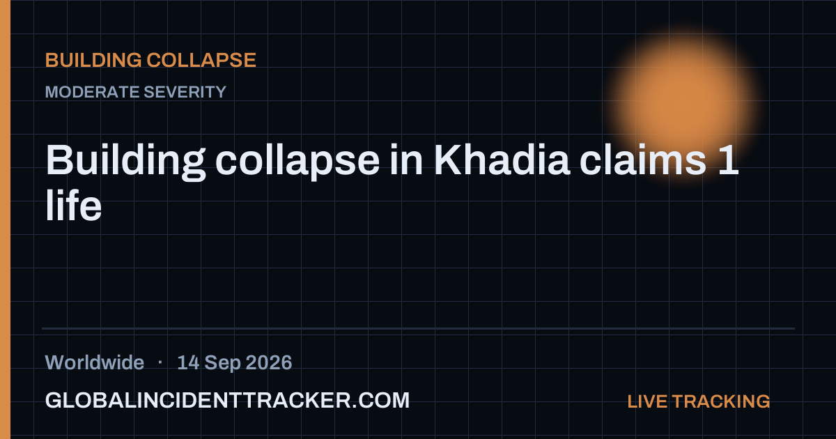 Building Collapse incident in worldwide on 14 September 2026 — Global Incident Tracker report card