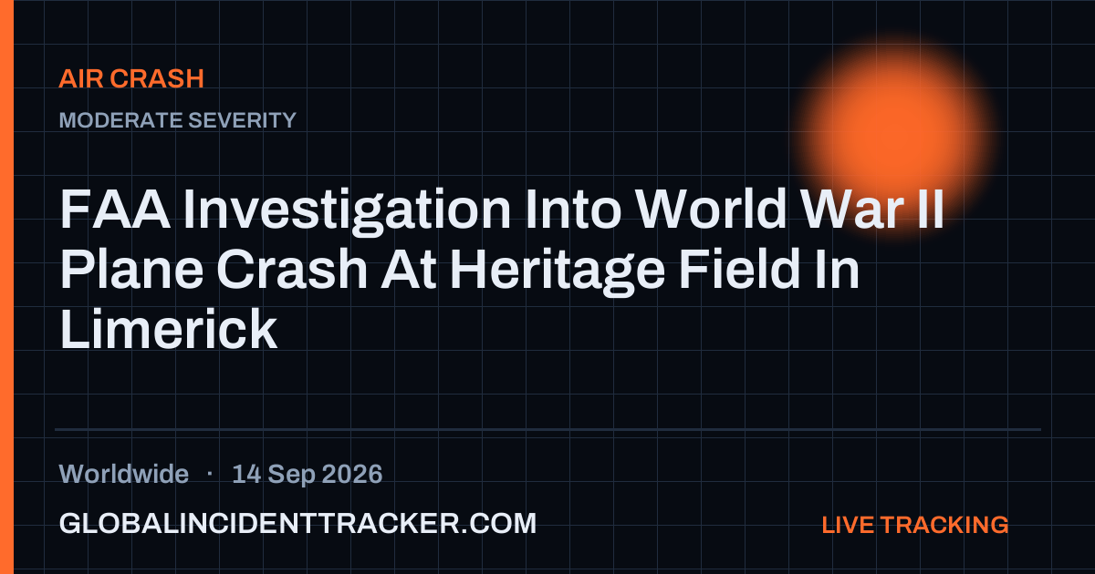 Air Crash incident in worldwide on 14 September 2026 — Global Incident Tracker report card