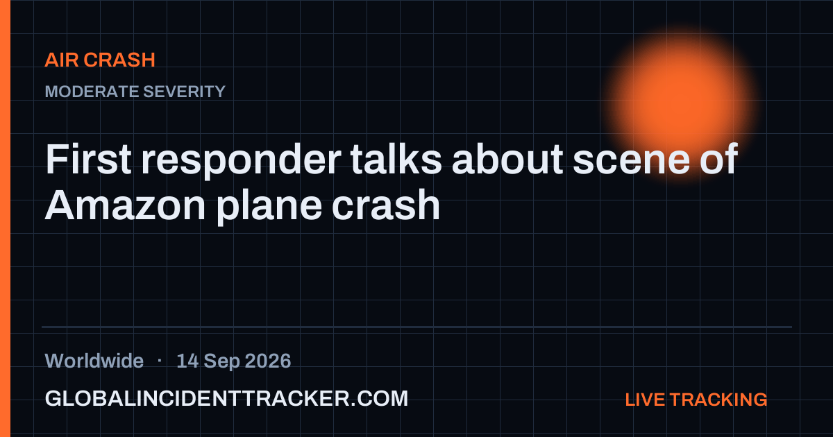 Air Crash incident in worldwide on 14 September 2026 — Global Incident Tracker report card