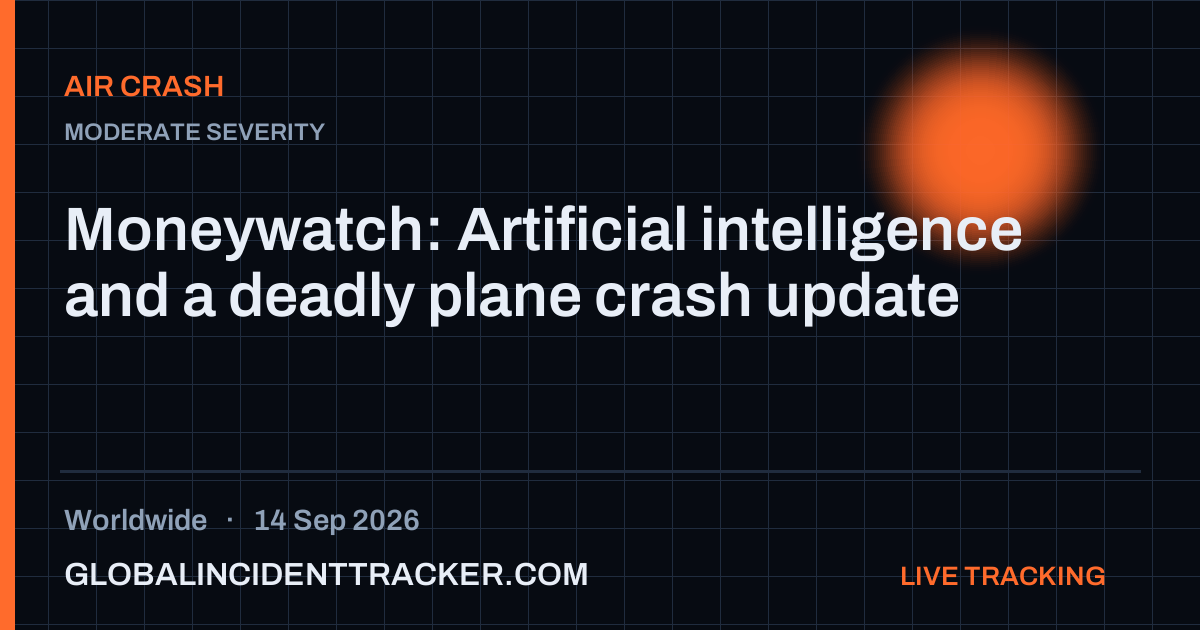 Air Crash incident in worldwide on 14 September 2026 — Global Incident Tracker report card