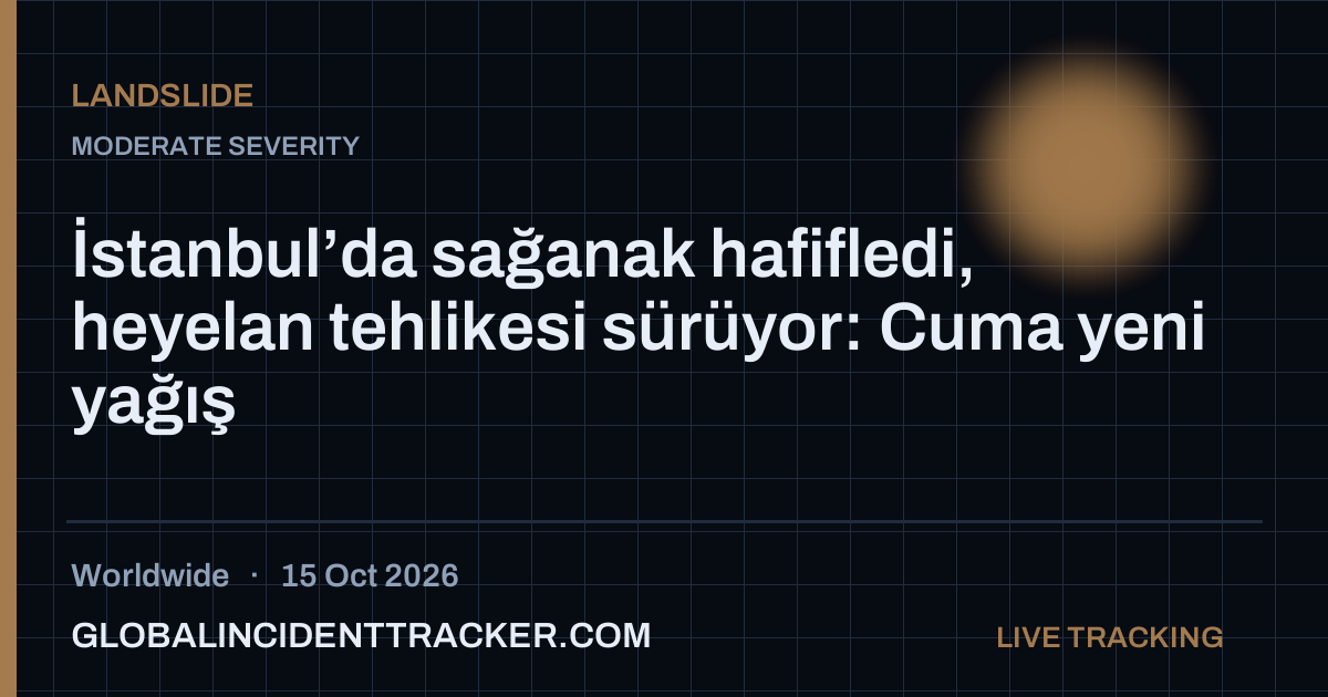 Landslide incident in worldwide on 15 October 2026 — Global Incident Tracker report card