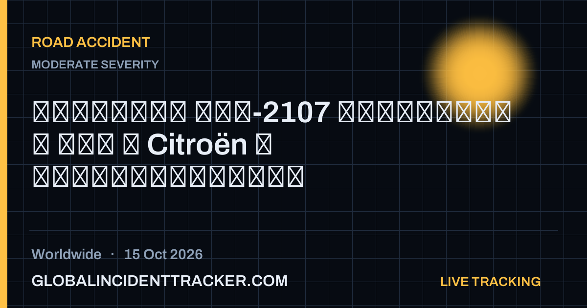 Road Accident incident in worldwide on 15 October 2026 — Global Incident Tracker report card