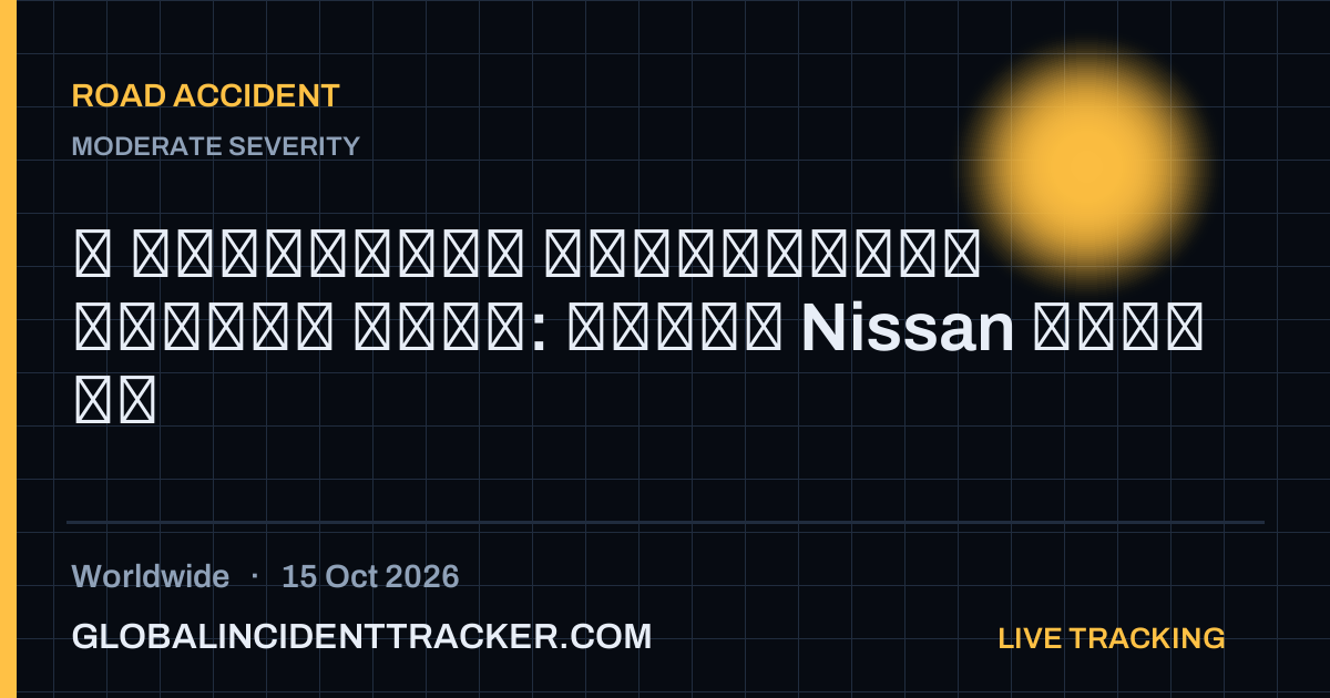 Road Accident incident in worldwide on 15 October 2026 — Global Incident Tracker report card