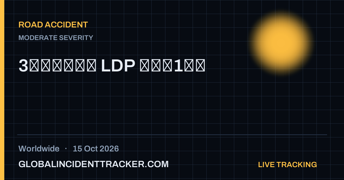 Road Accident incident in worldwide on 15 October 2026 — Global Incident Tracker report card