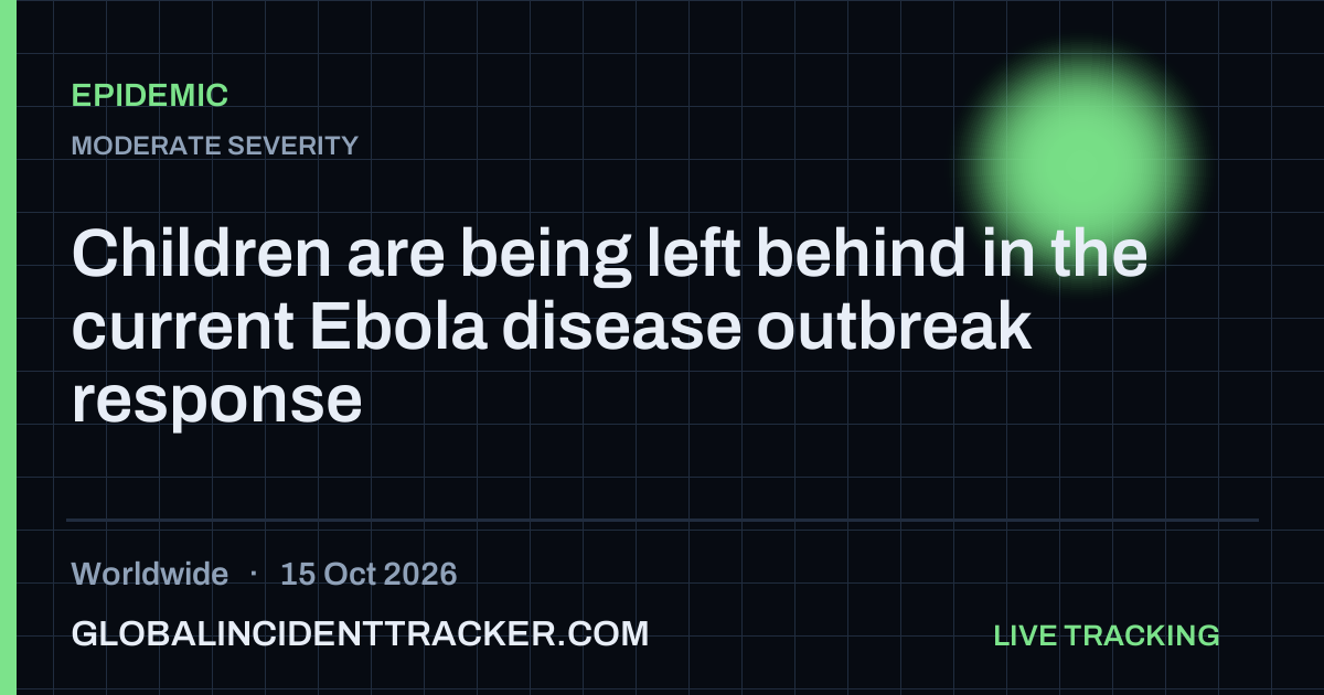 Epidemic incident in worldwide on 15 October 2026 — Global Incident Tracker report card