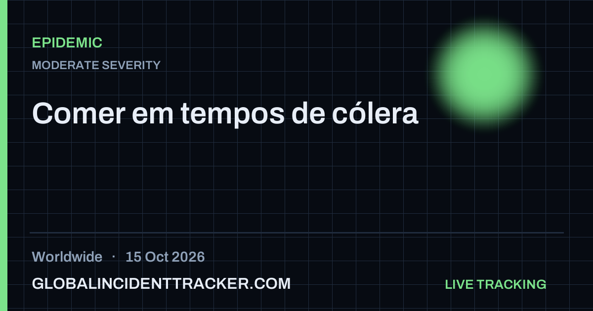 Epidemic incident in worldwide on 15 October 2026 — Global Incident Tracker report card