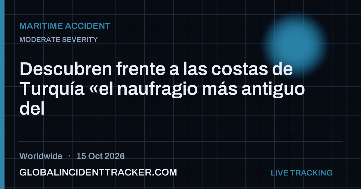 Maritime Accident incident in worldwide on 15 October 2026 — Global Incident Tracker report card