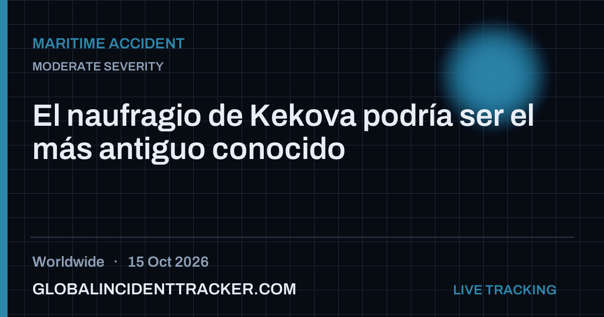 Maritime Accident incident in worldwide on 15 October 2026 — Global Incident Tracker report card