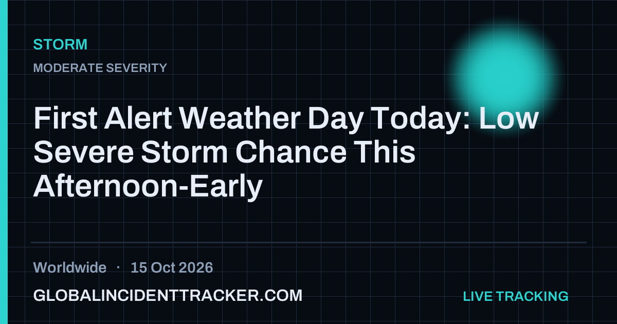 Storm incident in worldwide on 15 October 2026 — Global Incident Tracker report card