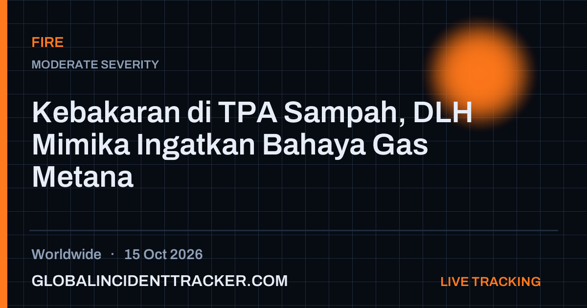 Fire incident in worldwide on 15 October 2026 — Global Incident Tracker report card