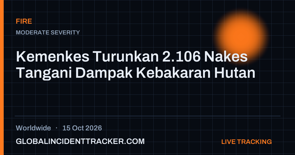Fire incident in worldwide on 15 October 2026 — Global Incident Tracker report card