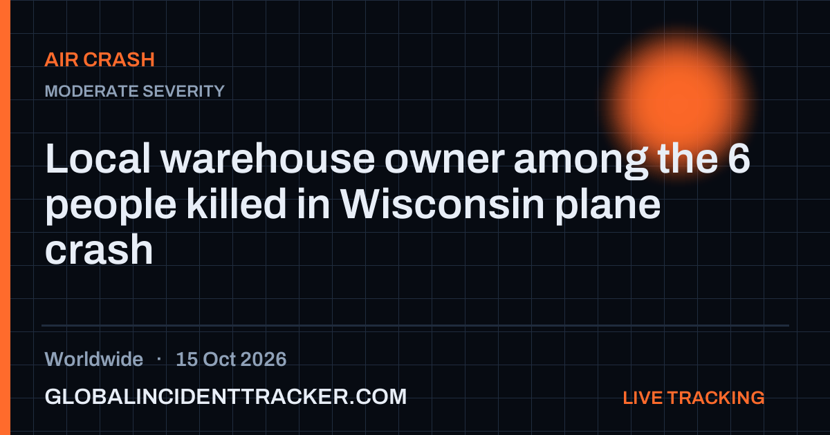 Air Crash incident in worldwide on 15 October 2026 — Global Incident Tracker report card