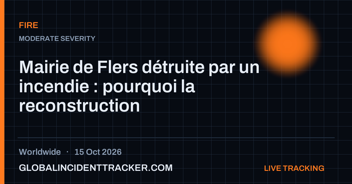 Fire incident in worldwide on 15 October 2026 — Global Incident Tracker report card