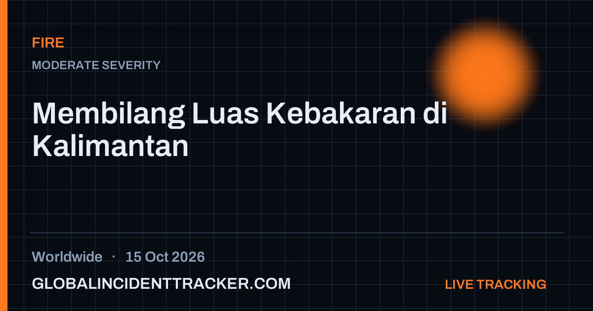 Fire incident in worldwide on 15 October 2026 — Global Incident Tracker report card